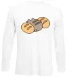 Лонгслив Пушин та хліб Белый фото