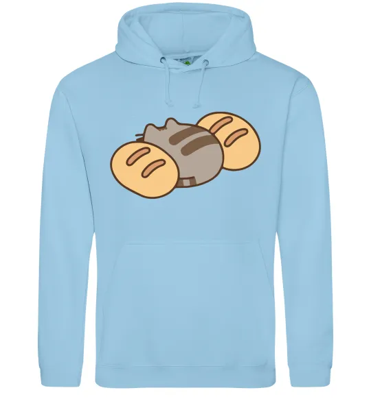 Женская толстовка (худи) Пушин та хліб Голубой фото