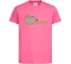 Дитяча футболка Пушин з качечками Яскраво-рожевий фото