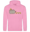 Чоловіча толстовка (худі) Пушин з качечками Рожевий фото