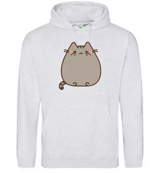 Чоловіча толстовка (худі) Пушин Сірий меланж фото