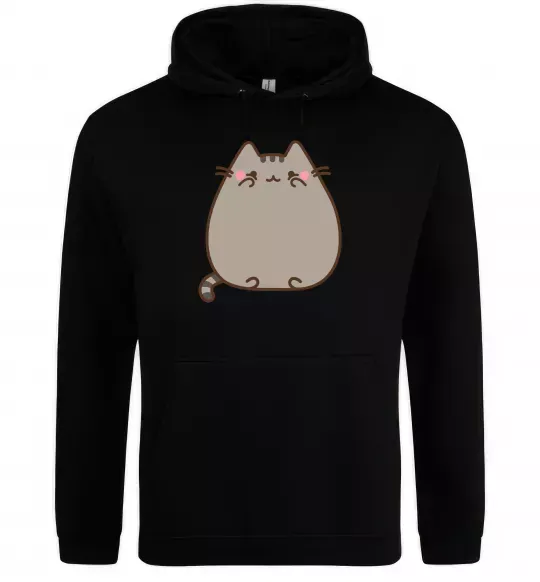 Женская толстовка (худи) Пушин Черный фото