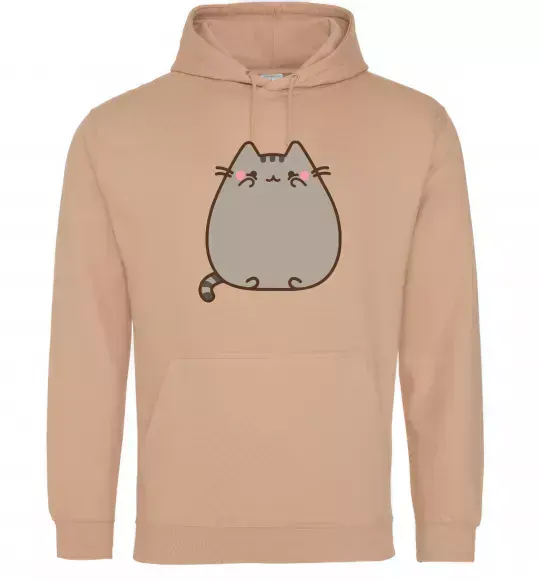 Женская толстовка (худи) Пушин Песочный фото