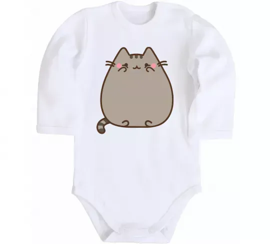 Детский боди Пушин Белый фото