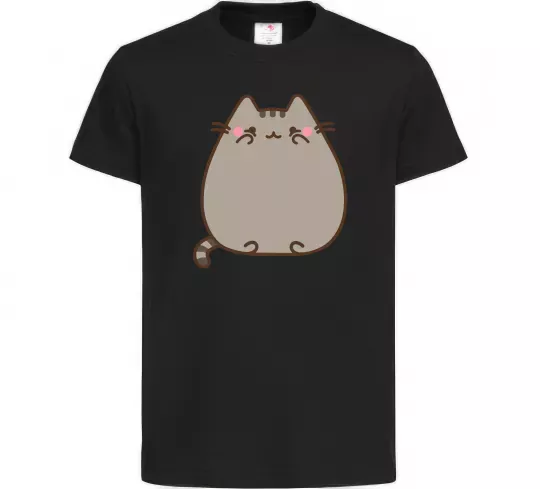 Дитяча футболка Пушин Чорний фото