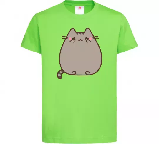 Дитяча футболка Пушин Лаймовий фото