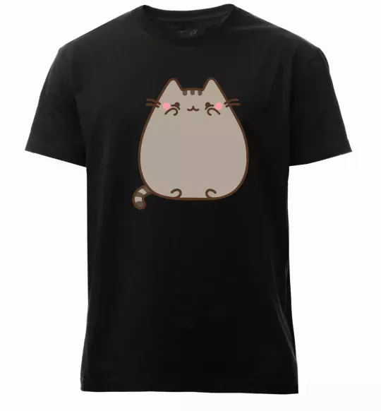 Мужская премиум футболка Пушин Черный фото