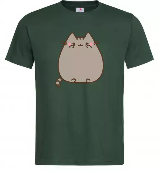 Мужская футболка Пушин Темно-зеленый фото