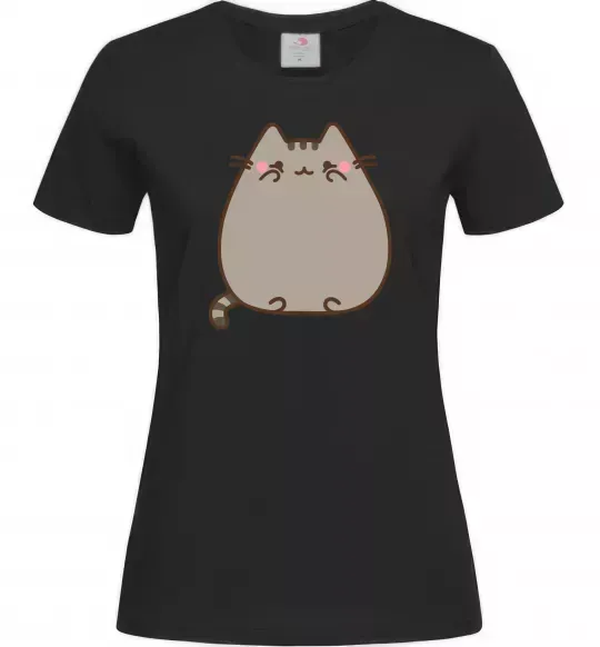 Женская футболка Пушин Черный фото