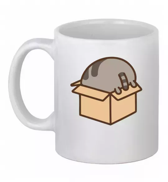 Чашка керамическая Пушин в коробці Белый фото