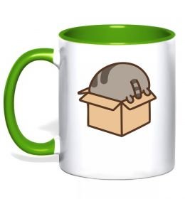 Чашка с цветной ручкой Пушин в коробці Чашка с цветной ручкой Пушин в коробці