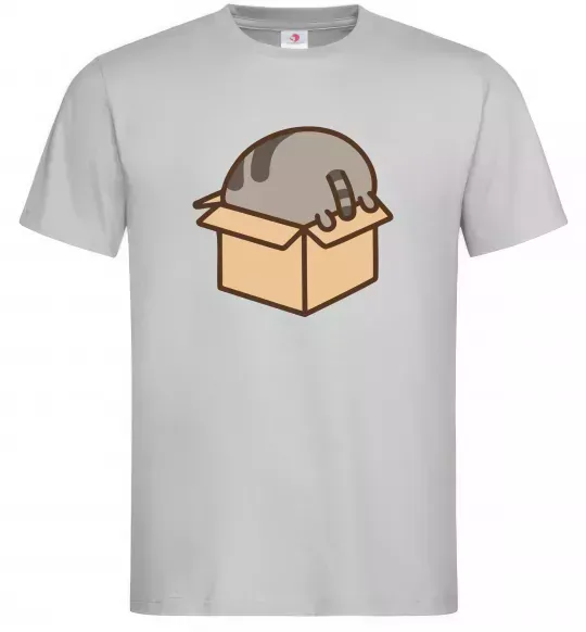 Мужская футболка Пушин в коробці Серый фото