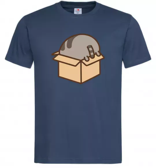Мужская футболка Пушин в коробці Темно-синий фото