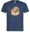 Мужская футболка Пушин в коробці Темно-синий фото