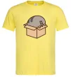Мужская футболка Пушин в коробці Лимонный фото