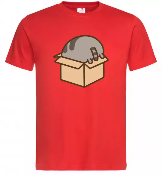 Мужская футболка Пушин в коробці Красный фото