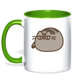 Чашка с цветной ручкой