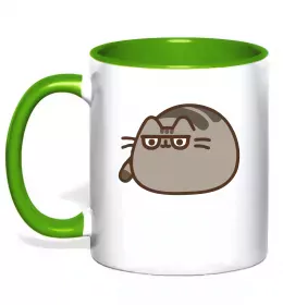 Чашка с цветной ручкой