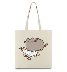 Эко-сумка Пушин малює