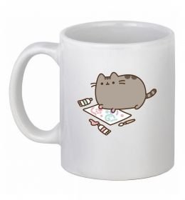 Чашка керамическая Пушин малює