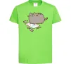 Детская футболка Пушин малює Лаймовый Детская футболка Пушин малює Лаймовый фото