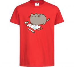 Дитяча футболка Пушин малює Дитяча футболка Пушин малює