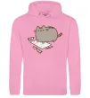 Женская толстовка (худи) Пушин малює Розовый фото