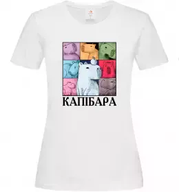 Женская футболка Capybara Potter Черный фото