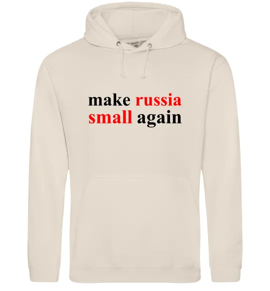 Мужская толстовка (худи) Make russia small again Таш фото