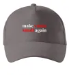 Кепка Make russia small again Сірий фото