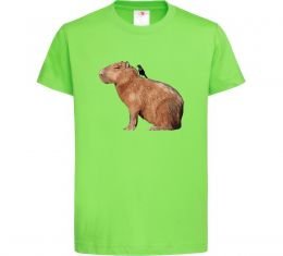 Детская футболка Капібара з пташкою