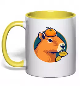 Чашка с цветной ручкой