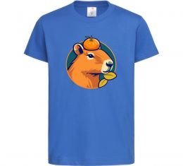 Дитяча футболка Капібара мандарин