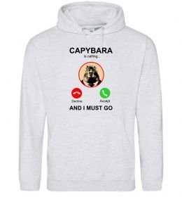 Женская толстовка (худи) Капібара телефонує