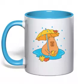 Чашка с цветной ручкой