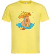Чоловіча футболка Осіння капібара Лимонний Чоловіча футболка Осіння капібара Лимонний фото