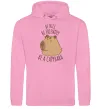 Женская толстовка (худи) Be nice Be friendly Be a Capybara Розовый фото