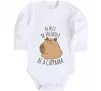 Дитячий бодік Be nice Be friendly Be a Capybara Білий фото