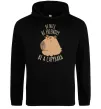Женская толстовка (худи) Be nice Be friendly Be a Capybara Черный фото