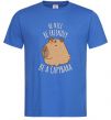 Мужская футболка Be nice Be friendly Be a Capybara Ярко-синий фото