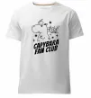 Мужская премиум футболка Capybara fan club Белый фото