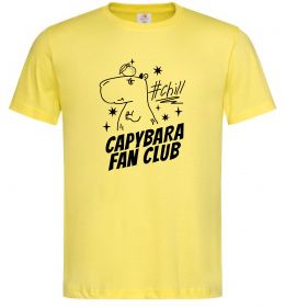 Мужская футболка Capybara fan club