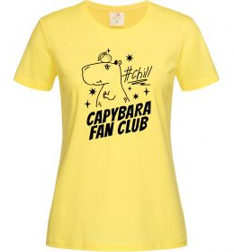 Жіноча футболка Capybara fan club