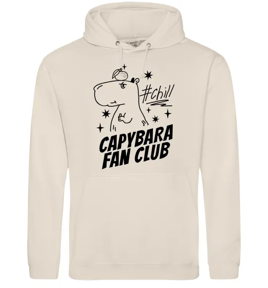 Мужская толстовка (худи) Capybara fan club Таш фото