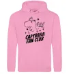 Жіноча толстовка (худі) Capybara fan club Рожевий фото