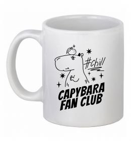 Чашка керамическая Capybara fan club