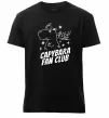 Мужская премиум футболка Capybara fan club Черный фото