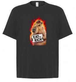 Футболка Оверсайз Capybara EAT the RICH