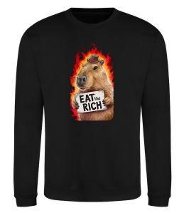 Світшот Capybara EAT the RICH Світшот Capybara EAT the RICH