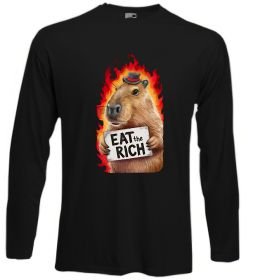 Лонгслив Capybara EAT the RICH